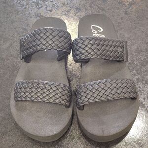 Cobian Black Slide Sandals